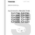 TOSHIBA TLP-T700 Instrukcja Serwisowa