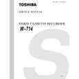TOSHIBA W714 Instrukcja Serwisowa