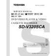 TOSHIBA SDV320SCA Instrukcja Serwisowa