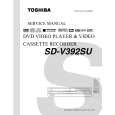 TOSHIBA SDV392SU2 Instrukcja Serwisowa