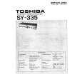 TOSHIBA SY-335 Instrukcja Serwisowa