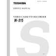 TOSHIBA W515 Instrukcja Serwisowa
