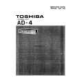 TOSHIBA AD4 Instrukcja Serwisowa