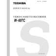 TOSHIBA W607C Instrukcja Serwisowa