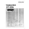 TOSHIBA ST335 Instrukcja Serwisowa