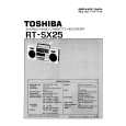 TOSHIBA RTSX25 Instrukcja Serwisowa