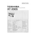 TOSHIBA RT200S Instrukcja Serwisowa