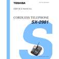 TOSHIBA SX2981 Instrukcja Serwisowa