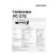 TOSHIBA PCE70 Instrukcja Serwisowa