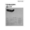 TOSHIBA SB-77 Instrukcja Serwisowa