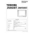 TOSHIBA 2805DBT Instrukcja Serwisowa