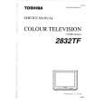 TOSHIBA 2832TF Instrukcja Serwisowa