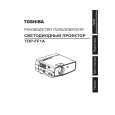 TOSHIBA TDP-FF1A Instrukcja Obsługi