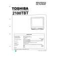 TOSHIBA 2100TBT Instrukcja Serwisowa