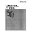 TOSHIBA RT2300 Instrukcja Serwisowa