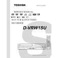 TOSHIBA DVRW1SU Instrukcja Serwisowa