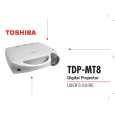 TOSHIBA TDP-MT8 Instrukcja Obsługi