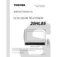 TOSHIBA 20HL85 Instrukcja Serwisowa
