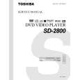TOSHIBA SD2800 Instrukcja Serwisowa