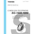 TOSHIBA SG1600 Instrukcja Serwisowa
