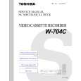 TOSHIBA W704C Instrukcja Serwisowa