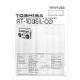 TOSHIBA RT-103S Instrukcja Serwisowa