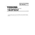 TOSHIBA 160F5WD Instrukcja Serwisowa