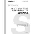 TOSHIBA SD200X Instrukcja Serwisowa