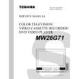 TOSHIBA MW26G71 Instrukcja Serwisowa