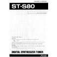 TOSHIBA ST-S80 Instrukcja Obsługi