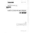 TOSHIBA VW30 Instrukcja Serwisowa