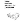 TOSHIBA TDP-MT500 Instrukcja Obsługi