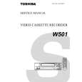 TOSHIBA W501 Instrukcja Serwisowa