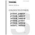 TOSHIBA 21R01F Instrukcja Serwisowa