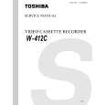 TOSHIBA W412C Instrukcja Serwisowa