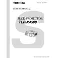 TOSHIBA TLP-X4500 Instrukcja Serwisowa