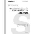 TOSHIBA SD2300 Instrukcja Serwisowa