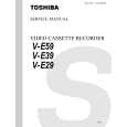 TOSHIBA VE39 Instrukcja Serwisowa