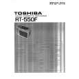 TOSHIBA RT550F Instrukcja Serwisowa