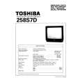 TOSHIBA 258S7D Instrukcja Serwisowa