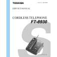 TOSHIBA FT8930 Instrukcja Serwisowa