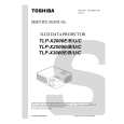 TOSHIBA TLP-X2000B Instrukcja Serwisowa