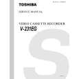 TOSHIBA V-231EG Instrukcja Serwisowa