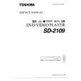 TOSHIBA SD-2109 Instrukcja Serwisowa