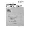TOSHIBA RT-S702 Instrukcja Serwisowa