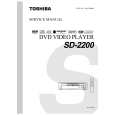 TOSHIBA SD2200 Instrukcja Serwisowa