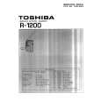 TOSHIBA R1200 Instrukcja Serwisowa