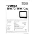 TOSHIBA 258T7G/W Instrukcja Serwisowa