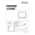 TOSHIBA 2104RE Instrukcja Serwisowa
