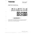 TOSHIBA SD2109H Instrukcja Serwisowa